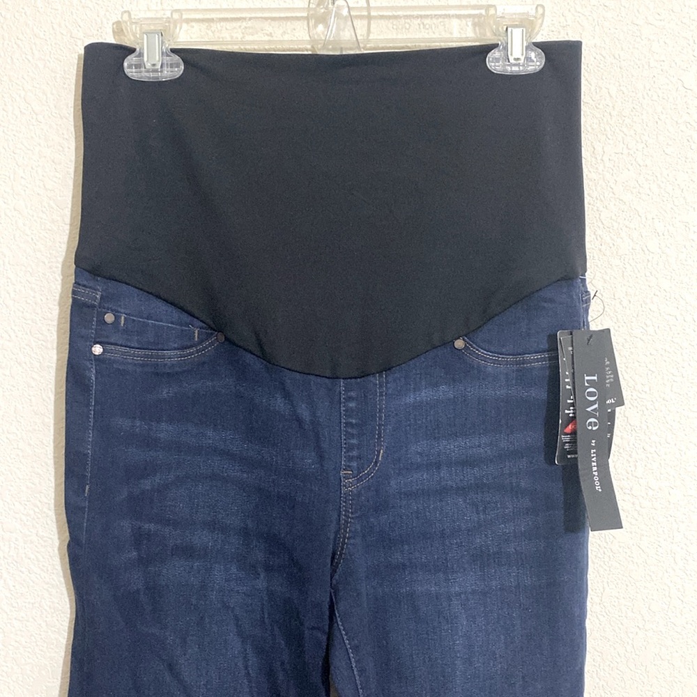 LIVERPOOL The Crop Maternity Denim Jean Pants Women's Size 6/28